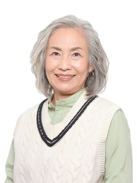 ハッピーワークス(Happy Works) 60代グレイヘアの方に◎愛され王道ボブ