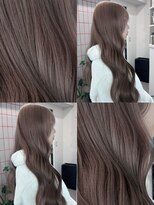 ペレ 渋谷(PELE) イメチェン/ピンクベージュ/アンブレラカラー/前髪/渋谷