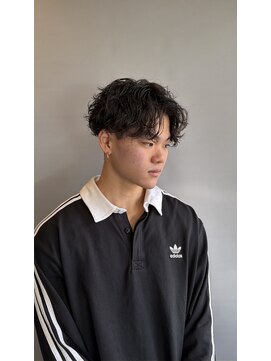 シュンギクヘアステイション(SHUNGIQ=HAIR STATION) センターパートスパイラル