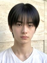 ノラキチジョウジ(NORA KICHIJOJI) 韓国風マッシュショート刈り上げなしダウンパーマワックスなし