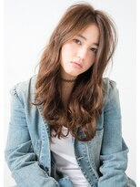 アズーア ヘアーアンドスパ(azure hair&spa)&nbsp;イルミナカラー無造作ウェーブ