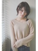 ユル抜けパーマで甘辛いショートヘア (久米川)
