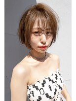 クラン(clan)&nbsp;ネオウルフ＃ココアブラウン大人かわいいショートパーマ