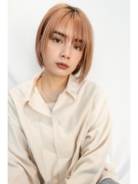 オースティン 門前仲町(AUSTIN) 大人かわいい前髪セシルカットココアブラウンフリンジウェーブ