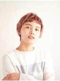 顔型別ヘアスタイル特集/マロンベージュ/Aラインボブ/新宿