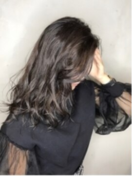 アレンヘアー 富士宮店(ALLEN hair) アッシュグレーグラマラスロング