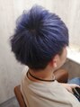 インスヘアー 高砂店(INCE HAIR) ハイトーンパープル刈り上げマッシュ