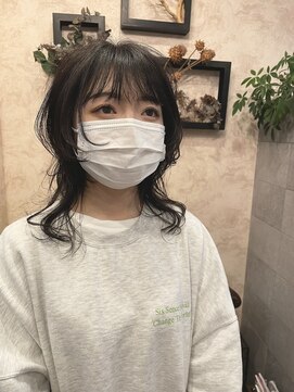 サビィ(Sabby) マッシュウルフ、ウルフカット【岡木乃美】