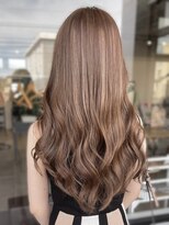 アース 東戸塚店(HAIR & MAKE EARTH) 艶感♪髪質改善カラー大人可愛いグレージュハイライトロング