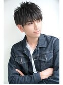 ツーブロ束感スタイリング