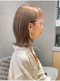 艶髪くびれボブ/クリームブロンド