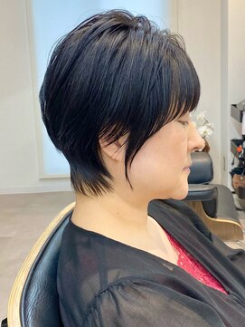 トト 船橋店(toto.) 黒髪/グレーベージュ/レイヤーロング/前髪パーマ[西船橋/津田沼]