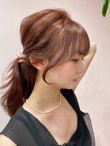 ボタン シブヤ(VOTAN SHIBUYA) 赤髪/オレンジ/韓国ヘア/渋谷/レイヤー/顔まわり