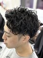 ノイセカンド 経堂(noi 2nd.) 刈り上げアップバング×スパイラルパーマ