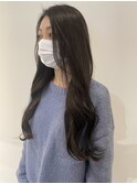 ロングヘア/韓国風/暗髪