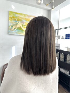 ハーツ(Heart's) 白髪ぼかし×ダークグレージュ