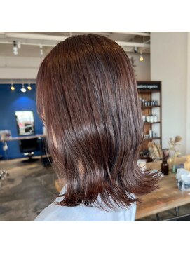 シン(shin) ピンクベージュ/ピンクカラー/ベージュカラー/ミディアムヘア