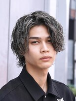フィフス トウキョウ (fifth TOKYO)&nbsp;メンズハイライトメンズメッシュ渋谷メンズマッシュウルフパーマ