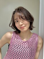 韓国風ボブ/くびれボブ/外はねボブ/顔周りレイヤー/ヨジャ風