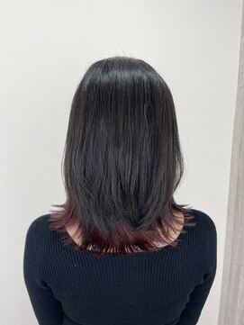 シエル 立川店(CIEL) くびれミディアム×インナーカラー【CIEL×maki】