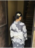 浴衣着付けヘアセット