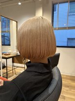 ムルチュラカメアリ(muruchura KAMEARI)&nbsp;可愛いとこなれ感大人ハイトーンボブ