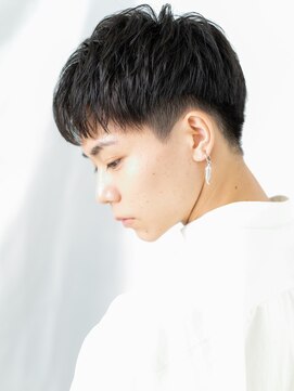 トニーアンドガイメン ホテル京阪仙台店(TONI&GUY MEN) 20代30代ツーブロック黒髪フェザーマッシュ韓国ヘアb仙台