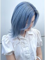 ノイ(noi) #noi_style くすみブルー×レイヤー