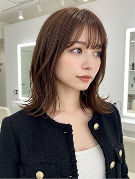 エル 新小岩(elu) 美髪/ワイドバング/レイヤーカット/くすみベージュ/新小岩駅