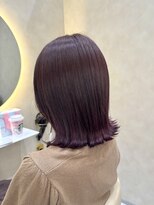 ジーナ 南草津(Zina)&nbsp;髪質改善＊切りっぱなしxピンクラベンダー＊