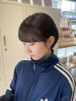 リル 茅ヶ崎(Liru:)&nbsp;イメチェン/ホワイトブロンド/外ハネボブ/ワイドバング/茅ヶ崎