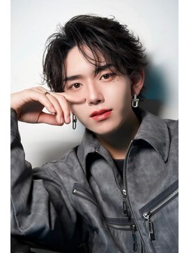 ゴールド 大阪 梅田店(GOALD) フェザーパーマフェザーショートラウンドマッシュツーブロック