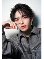 ゴールド 大阪 梅田店(GOALD) フェザーパーマフェザーショートラウンドマッシュツーブロック