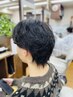 【学割U24】メンズカット+眉毛カット+ニュアンスパーマ〈髪質改善/新大久保〉