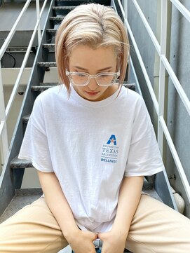 ソト 銀座(soto.) ハイライトカラー/くびれヘア/レイヤーパーマ/ミニボブ[銀座]