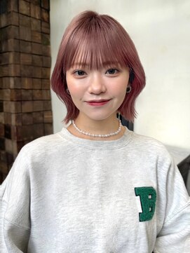 ミンクス 銀座店(MINX) MINX長濱【カットで作る】くびれボブ