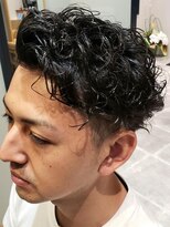 スーリール 久留米花畑店(Sourire)&nbsp;ツーブロック×スパイラルパーマ