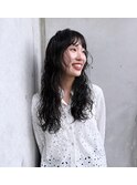 ロングパーマ