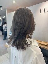 レム 泉中央店(L.E.M)&nbsp;オリーブグレージュ×ハイライトカラー