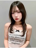 【MINX】くびれヘア+くすみベージュハイライトカラー_銀座