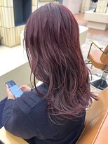 パークレーン アイス イヴェン(park lane ICI yeven)&nbsp;秋◎韓国風レイヤーカット×デザインカラー暗髪オリーブYUKI