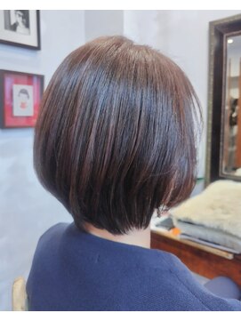 ミーノ(mieno) 髪質改善ノンジアミンカラー/艶髪グラボブ