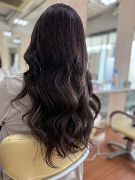 アークスヘアー 大人可愛い丸みボブピンクラベンダーベージュベビーピンク