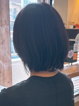 【67.カット×髪質改善】縮毛矯正・白髪染め・ショートカット♪