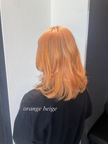 ザザアオヤマ(ZA/ZA AOYAMA)&nbsp;オレンジベージュ