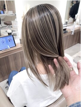 アッシュ 大宮店(Ash) まとめ髪ミルクティーバレイヤージュ