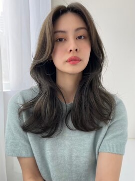 ソヨン 栄店(SOYON) 似合わせカット/ミディアムレイヤーカット/大人ガーリー/くせ毛