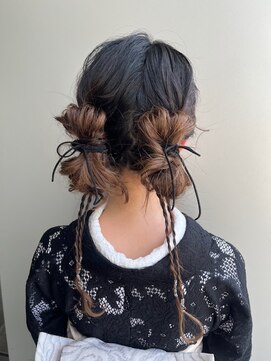 バサラ 大阪梅田店(VASARA) 着物　推し活　　ロング　へアメ　ヘアセット　カチモリ　大阪