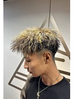 ライズ 渋谷店(RISE) 【刈り上げツイストスパイラルパーマ】メンズショートヘア