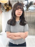 岡山レイヤーカット20代30代40代ブリーチなしグレージュカラー